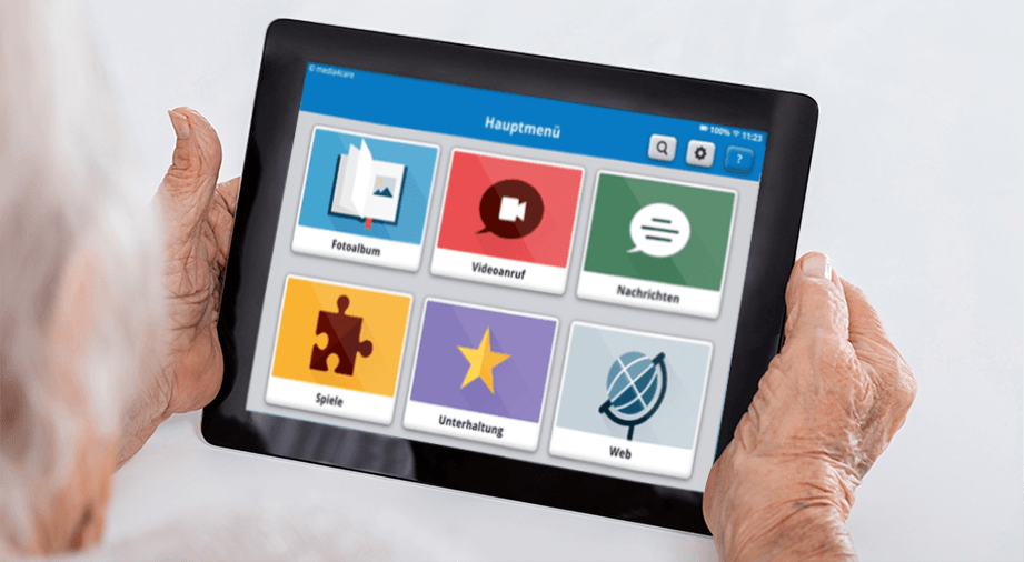 Das Media4Care Senioren-Tablet